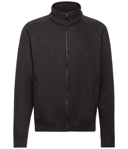 Fruit of the Loom Classic Sweat Jacket - BLK - 3XL